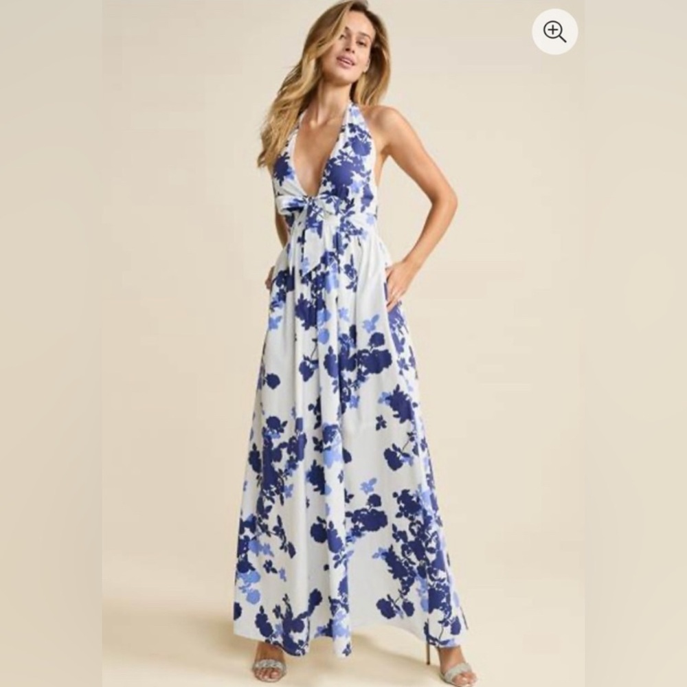 VENUS Halter Top Maxi Dress